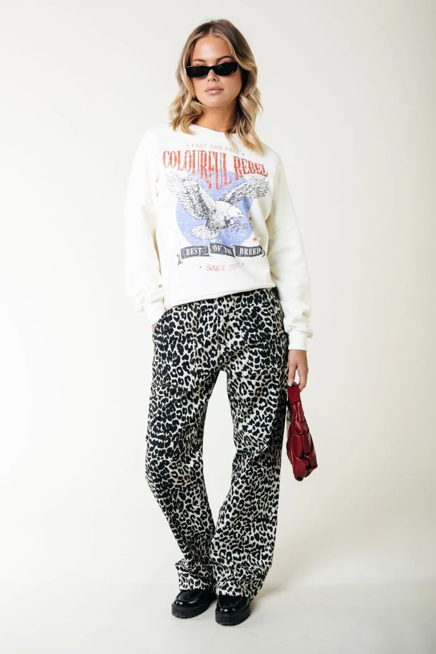 Eagle Dropped Shoulder Sweat