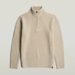 Essential half zip knit