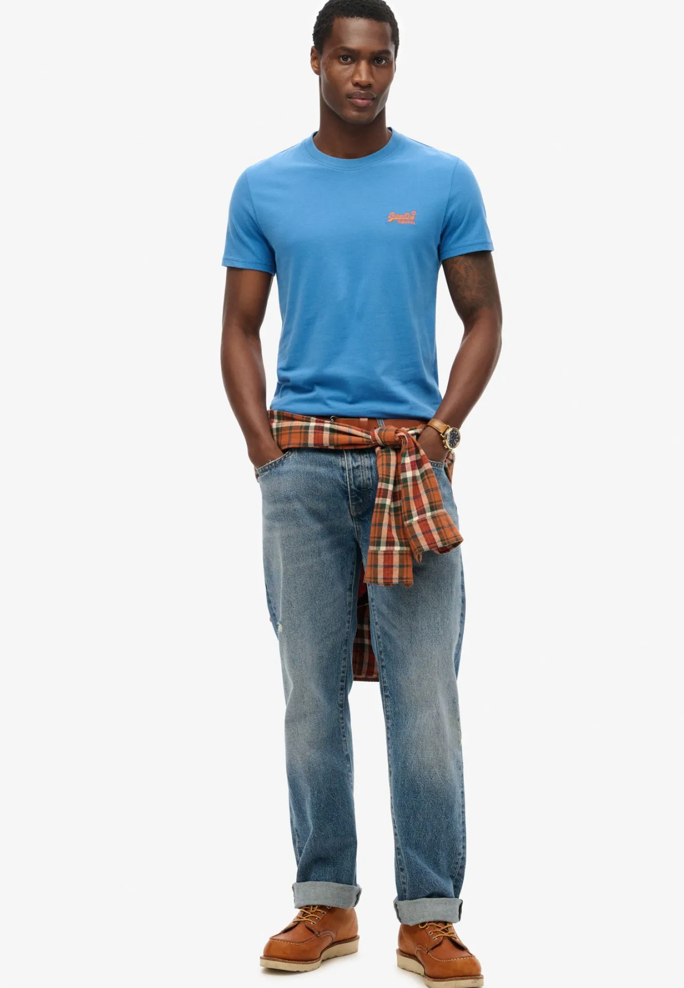 Essential logo emb tee