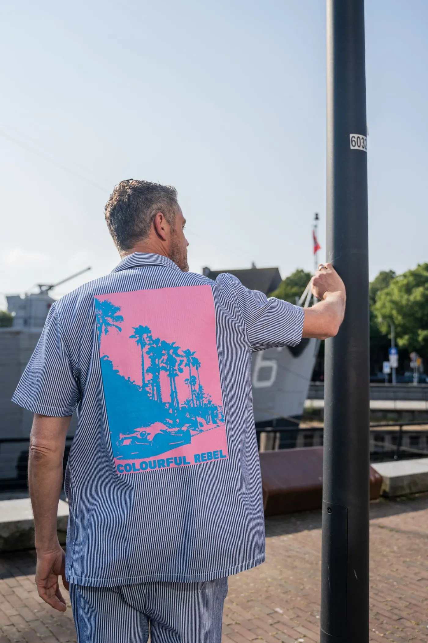 Ezra Boulevard Stripes Short Sleeve Shirt