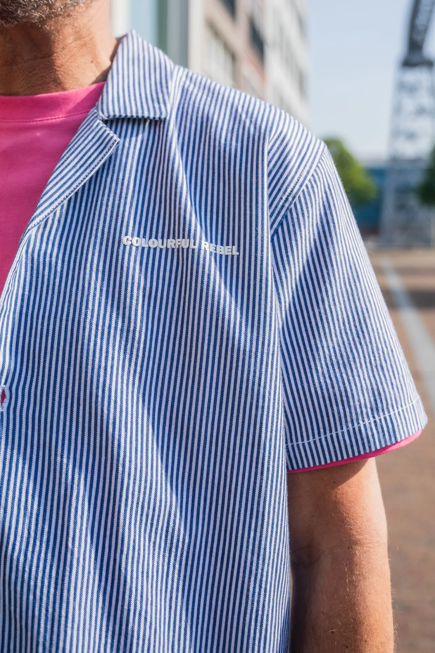 Ezra Boulevard Stripes Short Sleeve Shirt