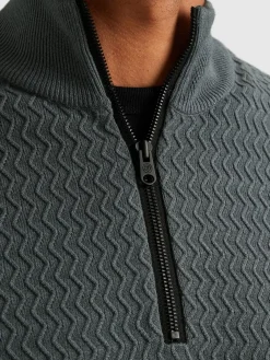 Half zip collar ecovero