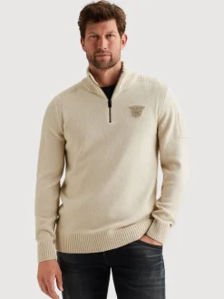 Half zip collar soft blend