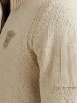 Half zip collar soft blend