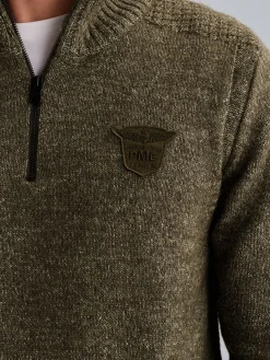 Half zip collar soft blend