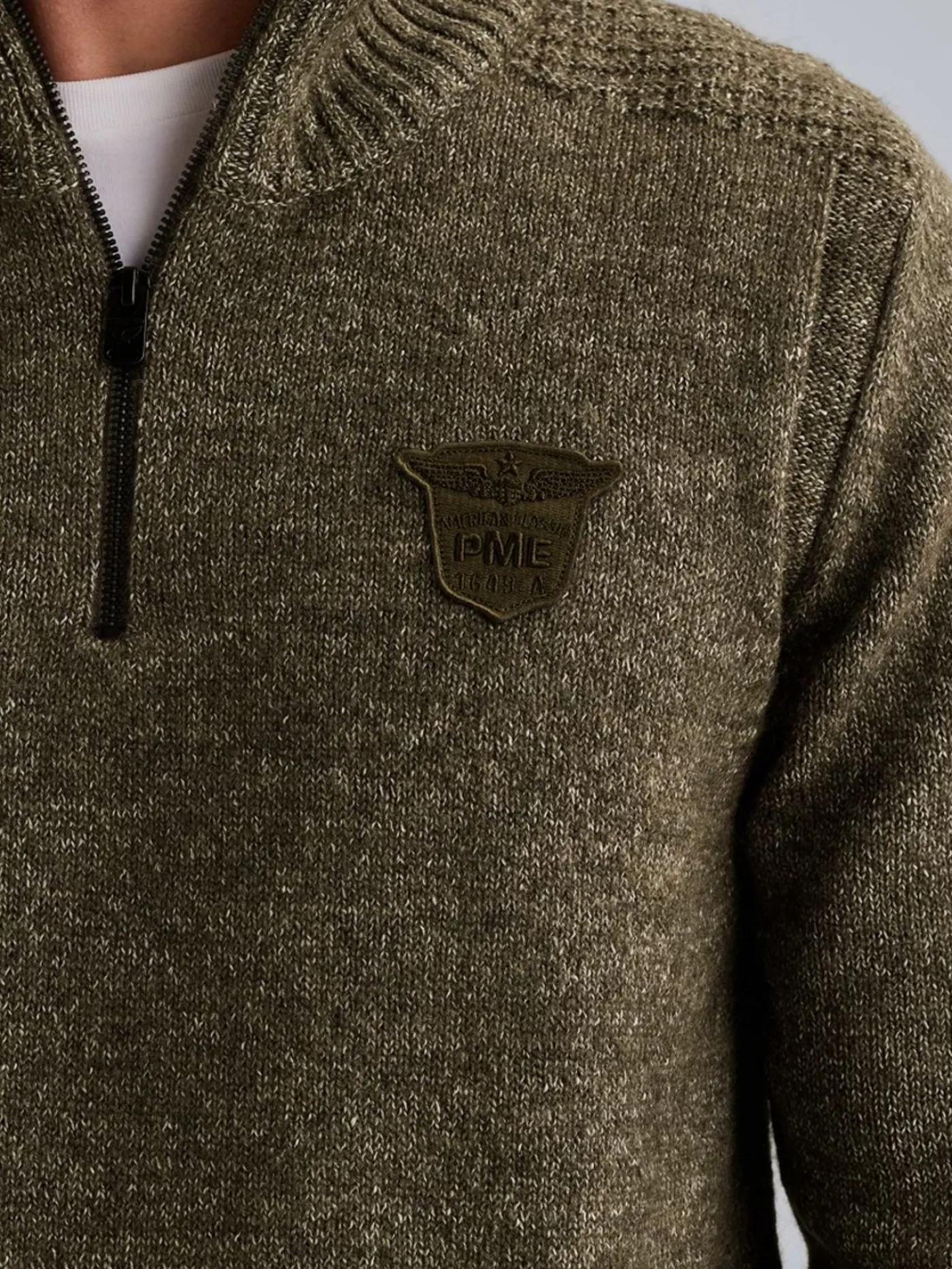 Half zip collar soft blend