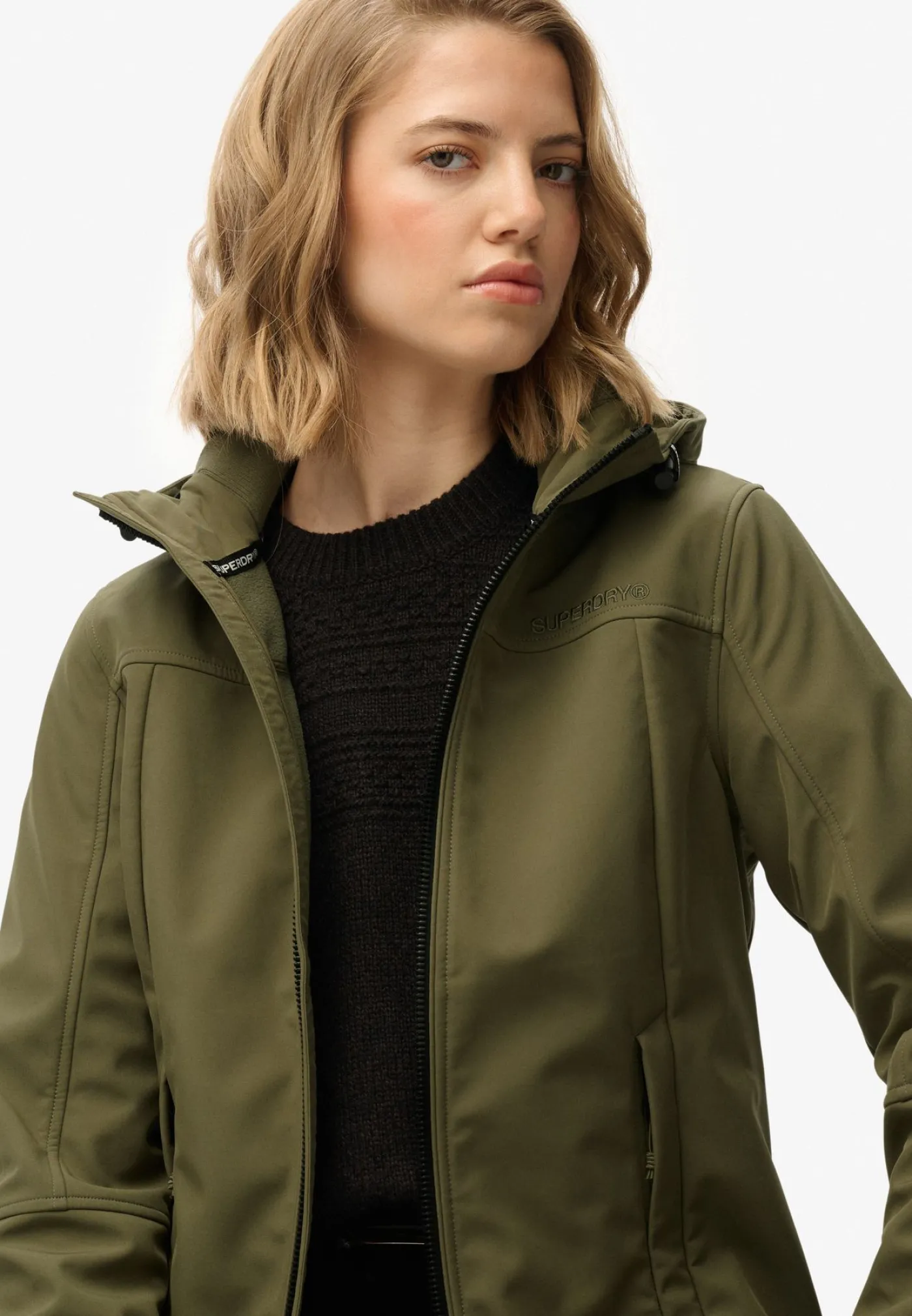 Hooded classic trekker jacket