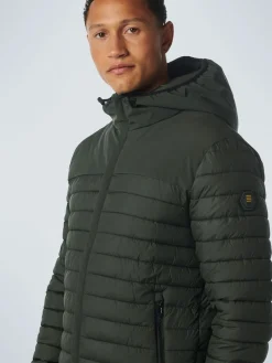 Jacket Hooded Short Fit Padded Mix