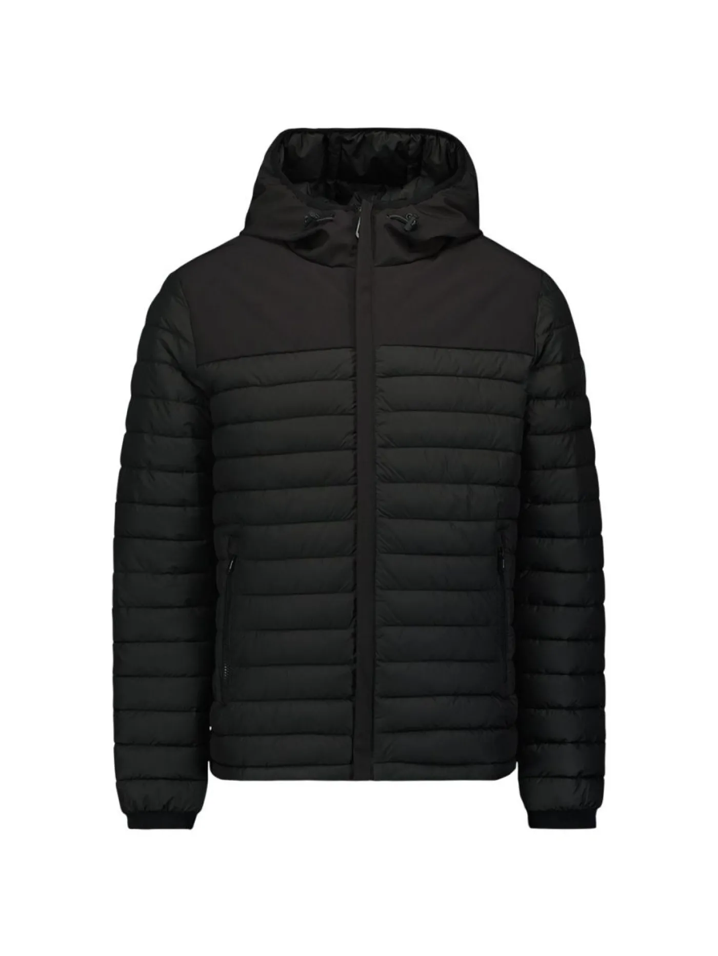 Jacket Hooded Short Fit Padded Mix