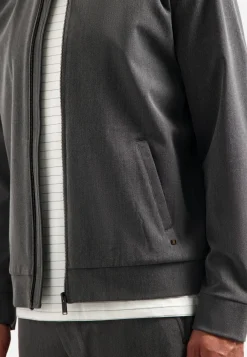 Jacket Shirt Bomber Melange Hybrid