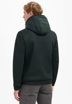 Jacket Short Fit Sealed Hooded Knitted Mix