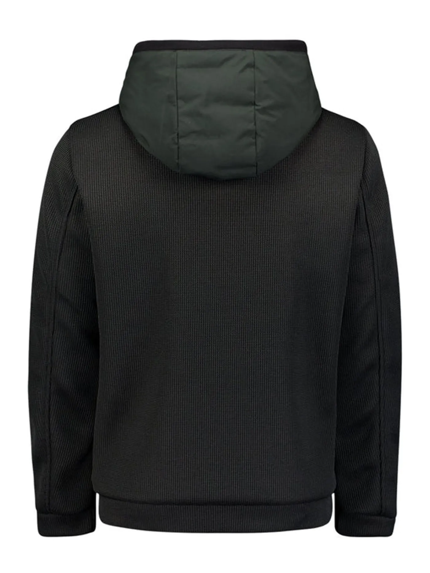 Jacket Short Fit Sealed Hooded Knitted Mix