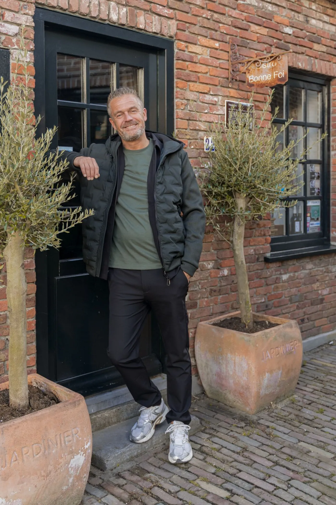 Jacket Short Fit Sealed Hooded Knitted Mix