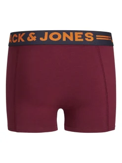 JACLICHFIELD TRUNKS 3 PACK NOOS JNR - Dark Grey Me