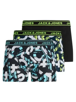 JACLOGO PRINT 3 PACK SN JNR - Safety Yellow/Brick