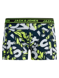 JACLOGO PRINT 3 PACK SN JNR - Safety Yellow/Brick