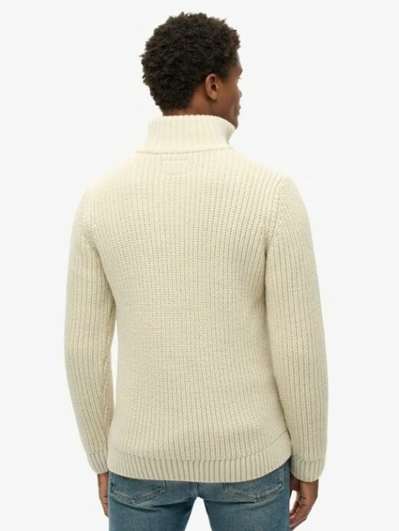 Jacob cable knit half zip