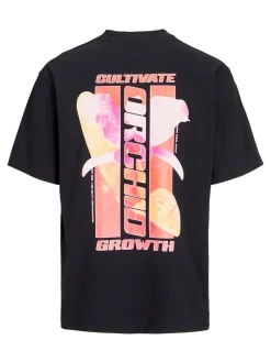 JCOINTERLUDE FLORAL BACK TEE SS CRE