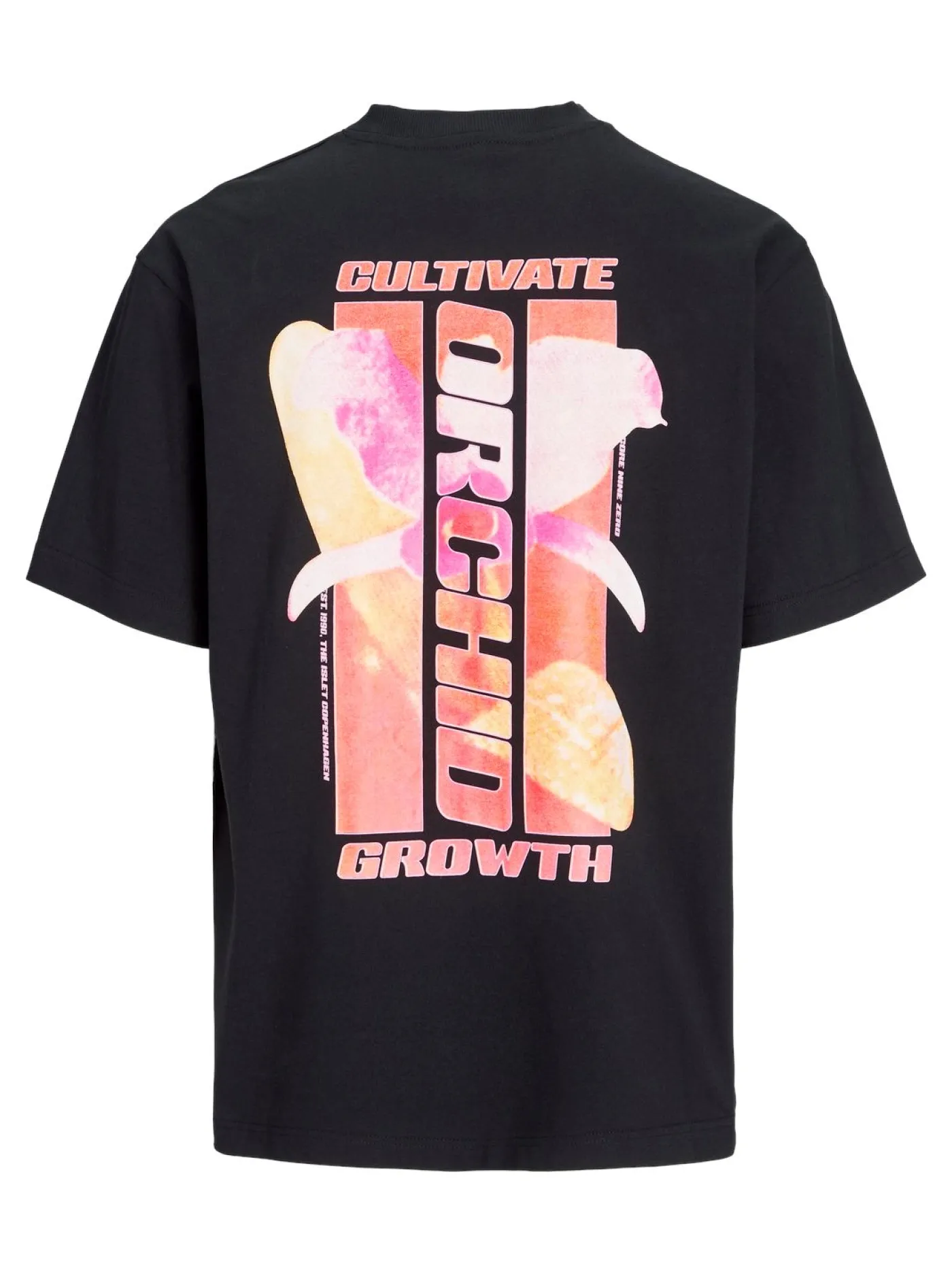 JCOINTERLUDE FLORAL BACK TEE SS CRE