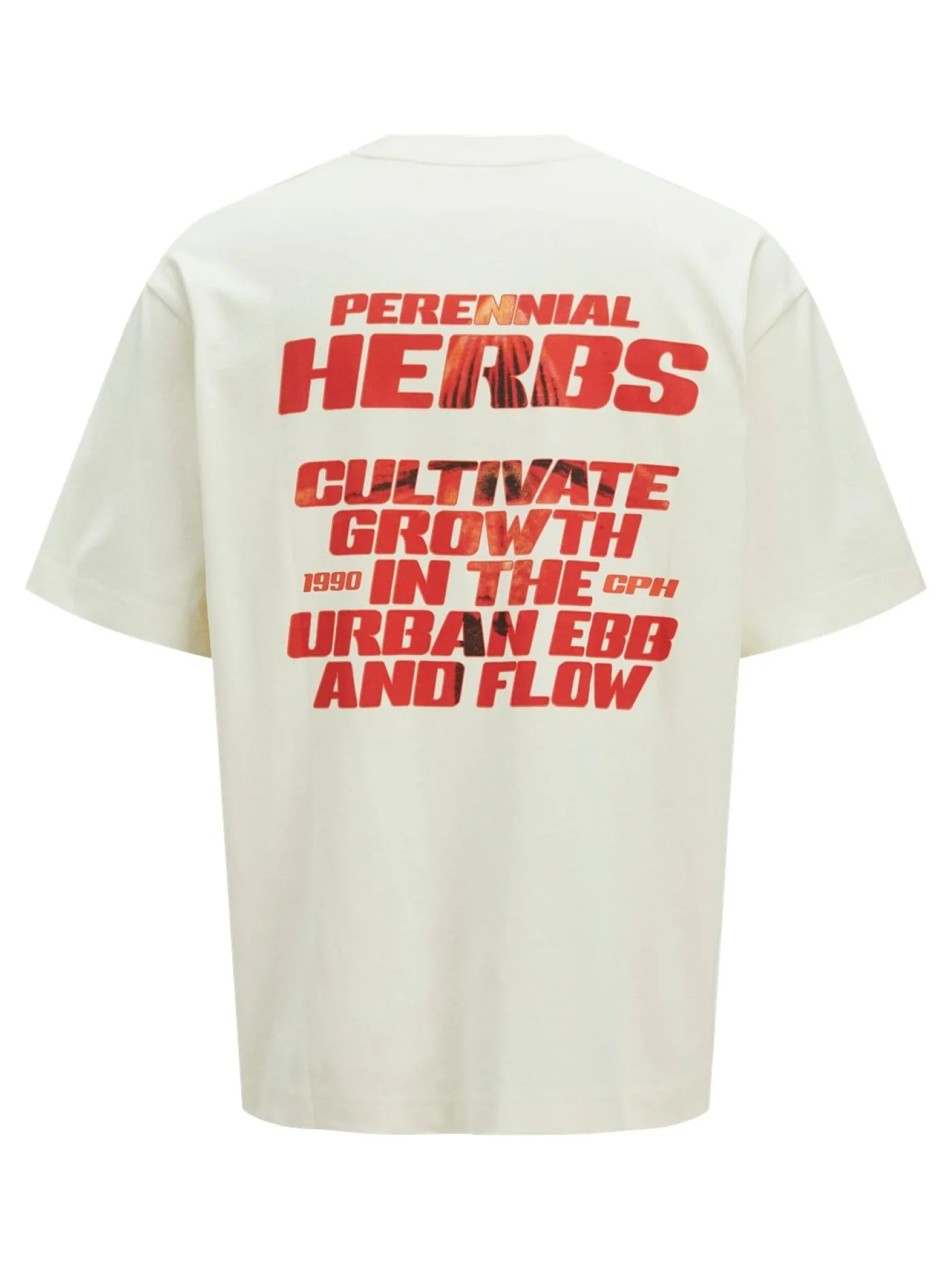 JCOINTERLUDE FLORAL BACK TEE SS CRE