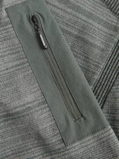 JCOMACE KNIT HALF ZIP SMU