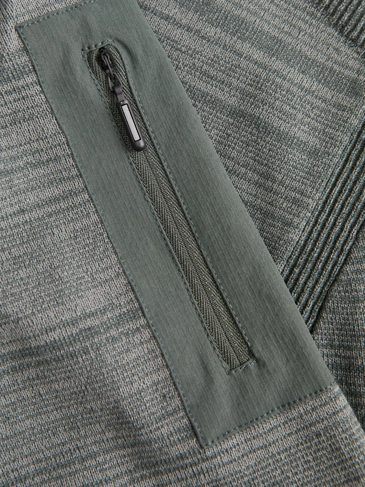 JCOMACE KNIT HALF ZIP SMU