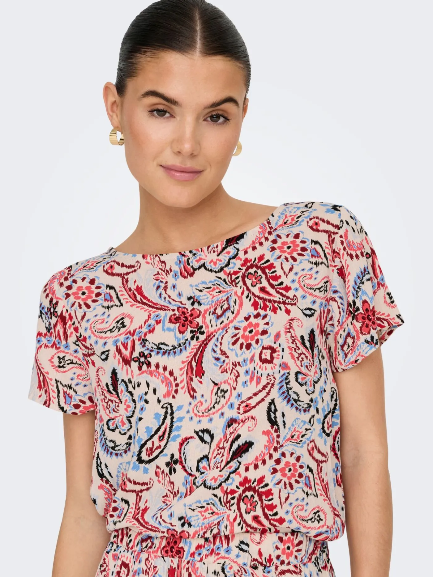 JDYBREEZE LIFE S/S TOP WVN