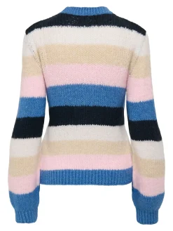 JDYDINEA L/S O-NECK STRIPE PULLOVER