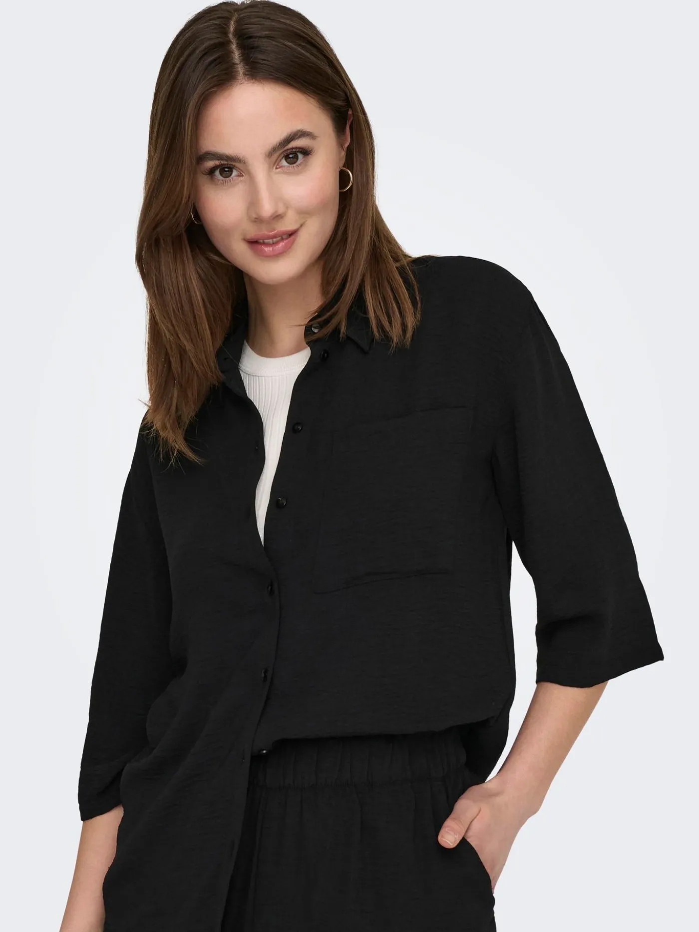 JDYDIVYA LIFE 3/4 LOOSE SHIRT WVN N