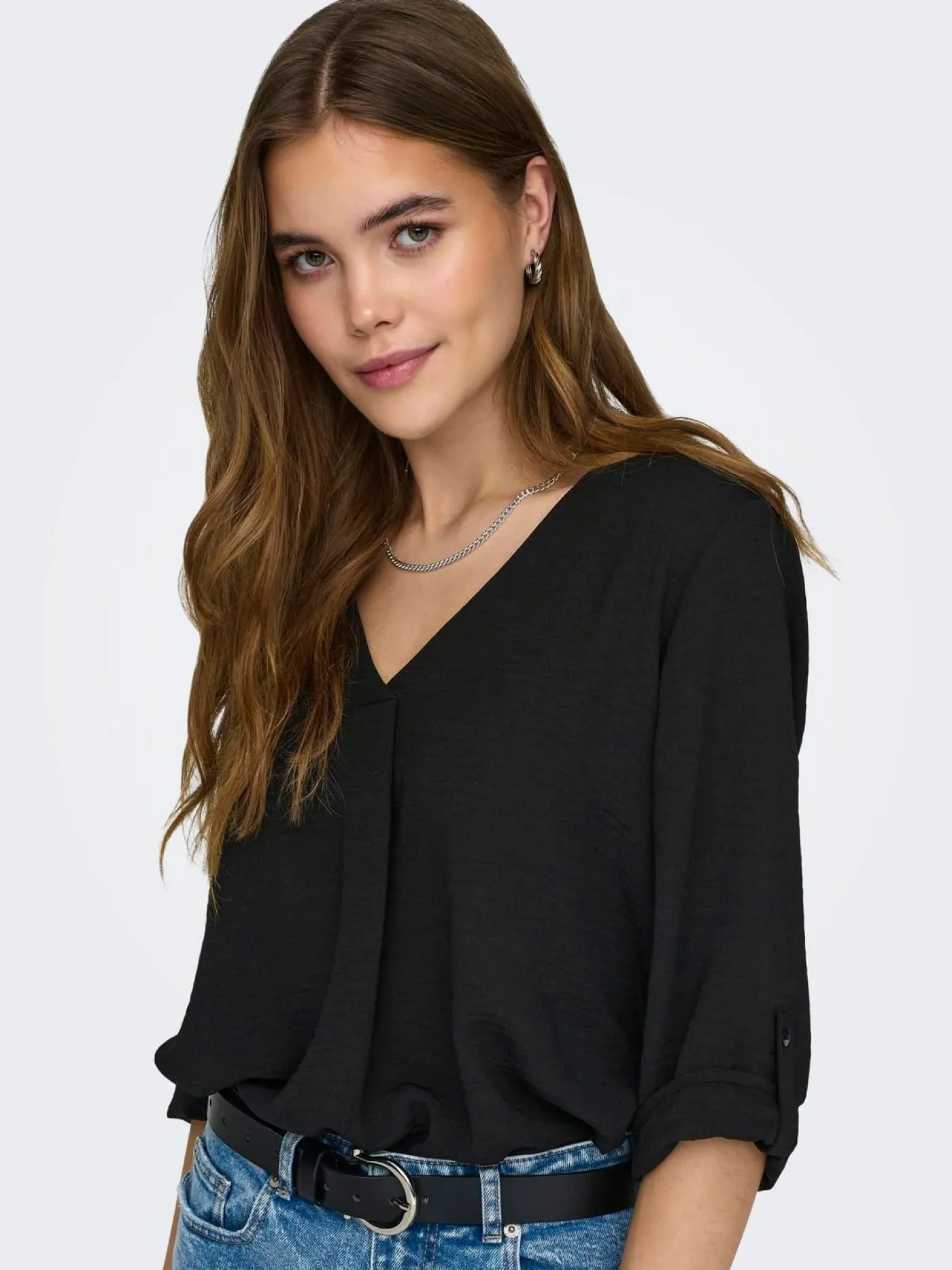 JDYDIVYA LIFE 3/4 TOP WVN NOOS