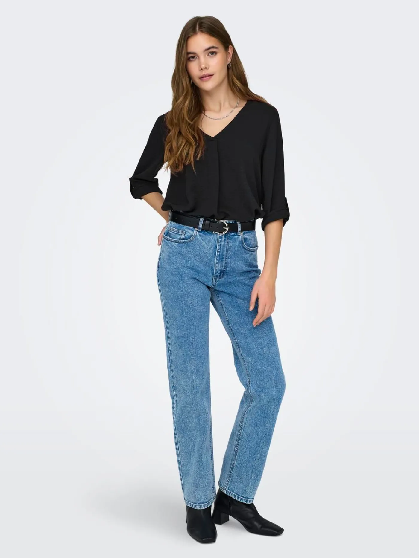 JDYDIVYA LIFE 3/4 TOP WVN NOOS