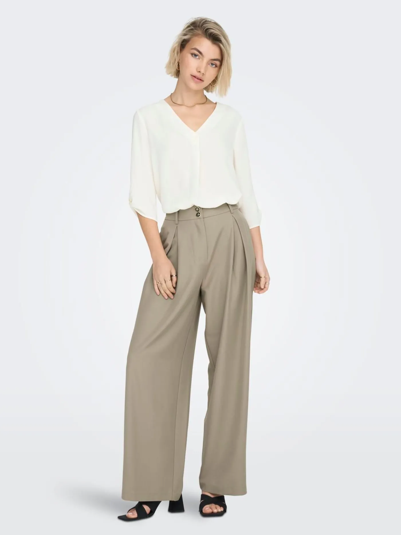 JDYDIVYA LIFE 3/4 TOP WVN NOOS