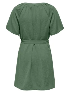 JDYDIVYA LIFE S/S V-NECK DRESS WVN