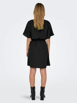 JDYDIVYA LIFE S/S V-NECK DRESS WVN