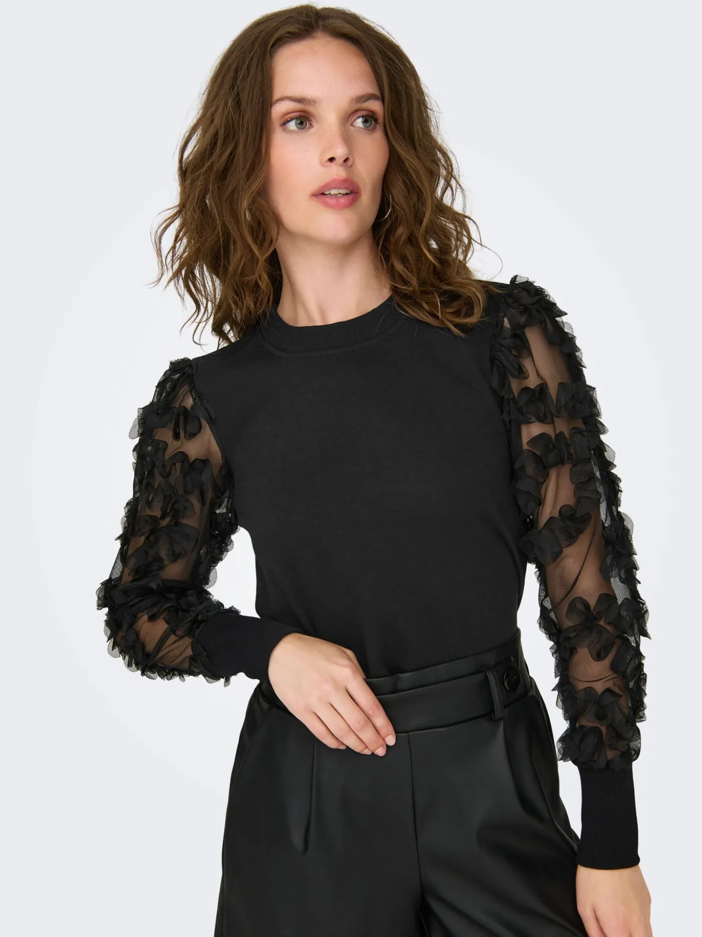 JDYFAIRVIEW LIFE L/S SWEAT JRS NOO