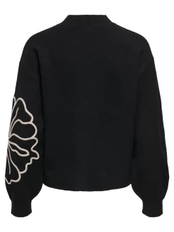 JDYJELLA L/S FLOWER PULLOVER KNT NO