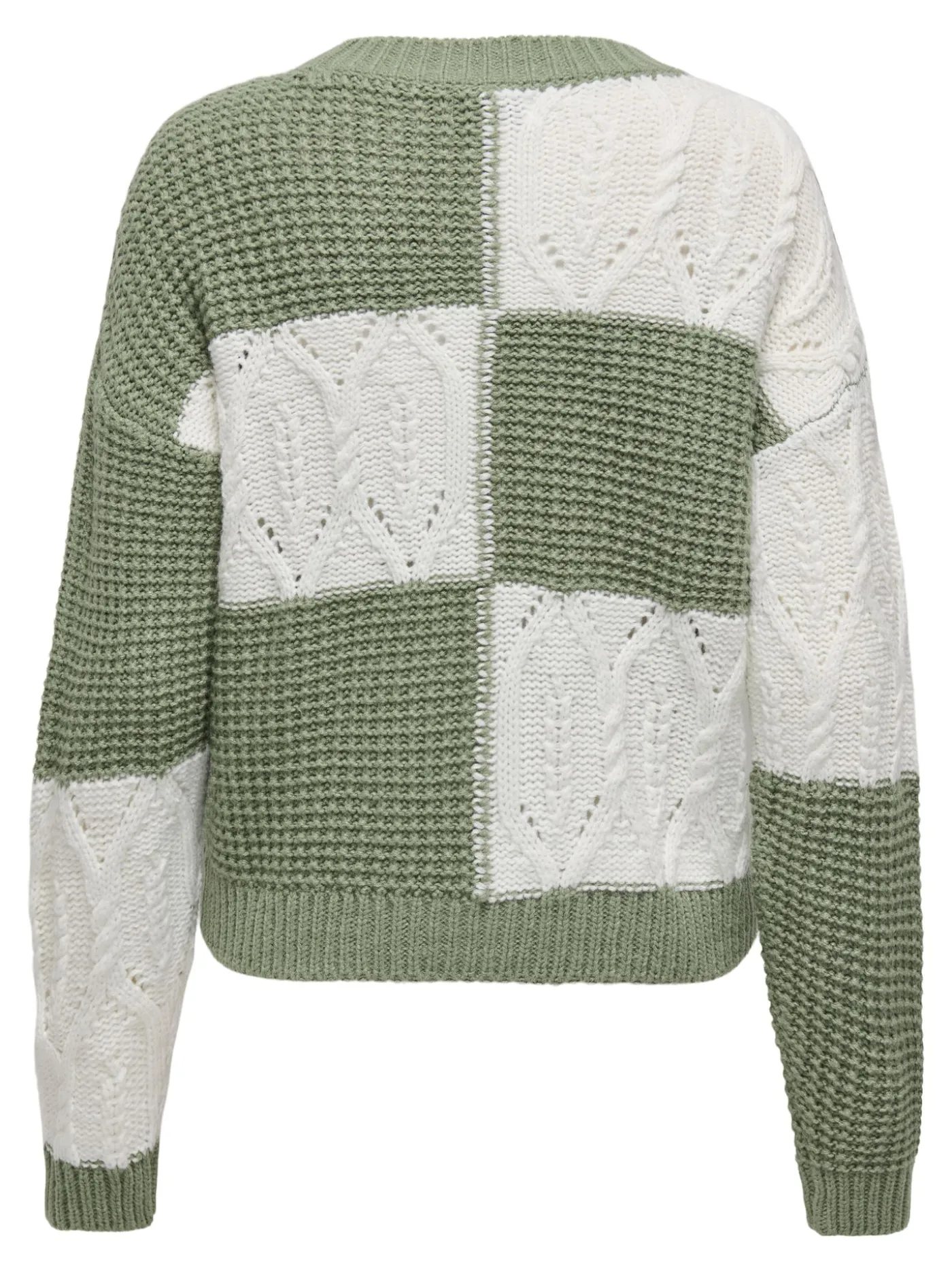 JDYJUSTY L/S MIX STRUC PULLOVER KNT