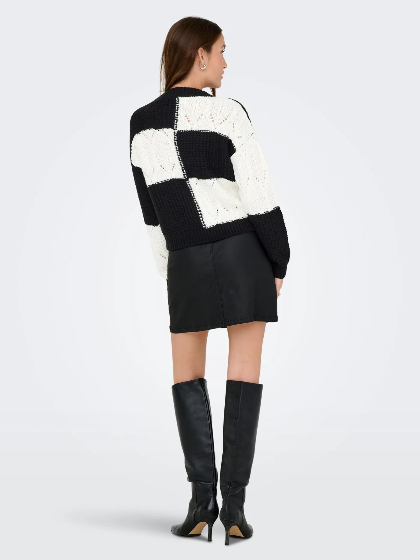 JDYJUSTY L/S MIX STRUC PULLOVER KNT