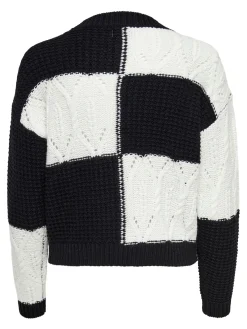 JDYJUSTY L/S MIX STRUC PULLOVER KNT