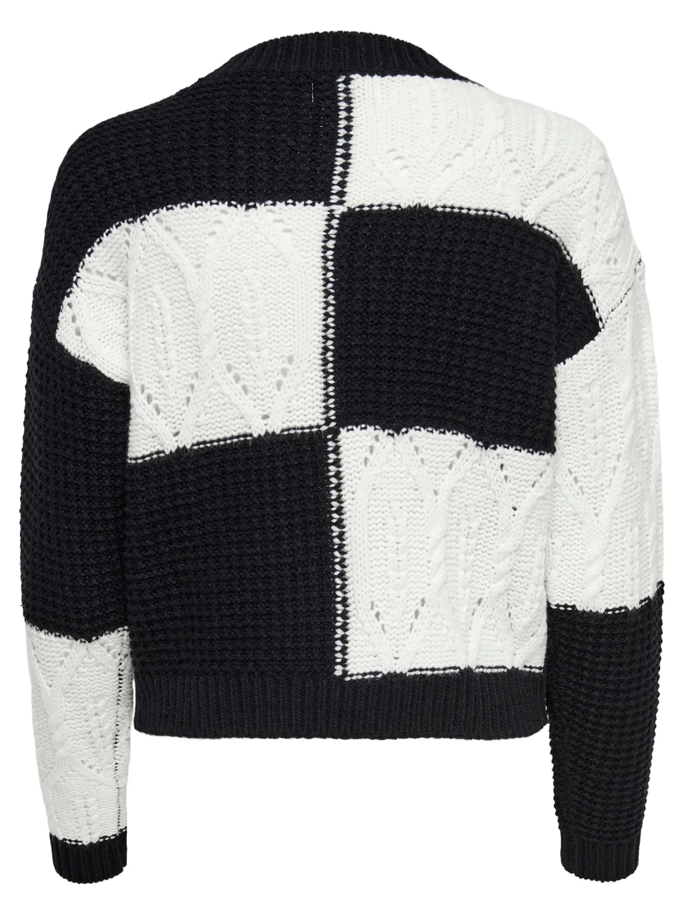 JDYJUSTY L/S MIX STRUC PULLOVER KNT