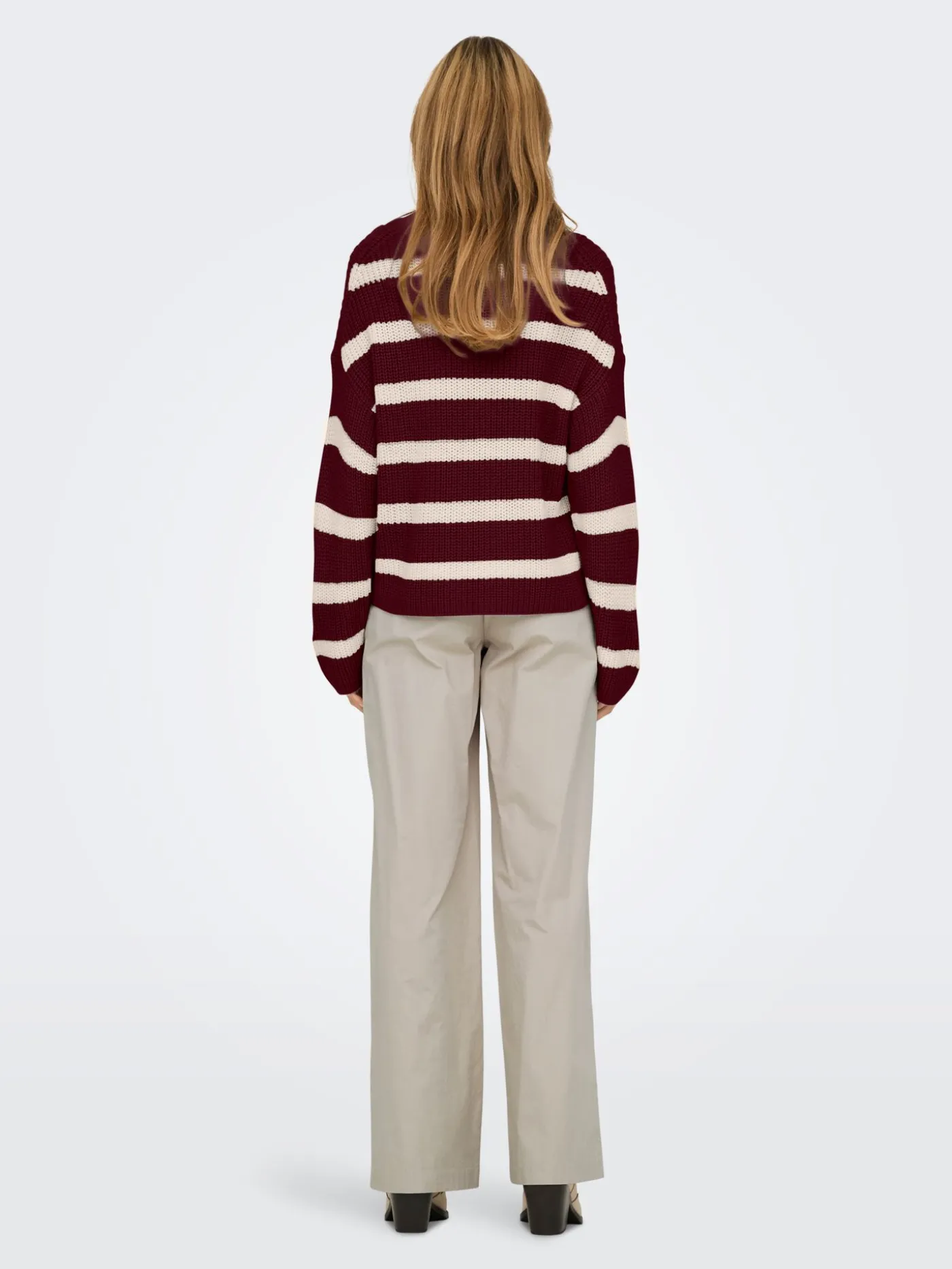 JDYJUSTY L/S STRIPE PULLOVER KNT NO