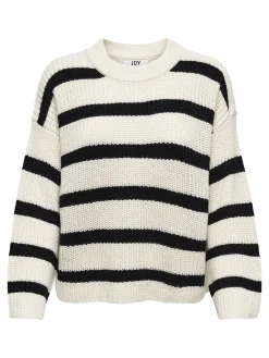 JDYJUSTY L/S STRIPE PULLOVER KNT NO