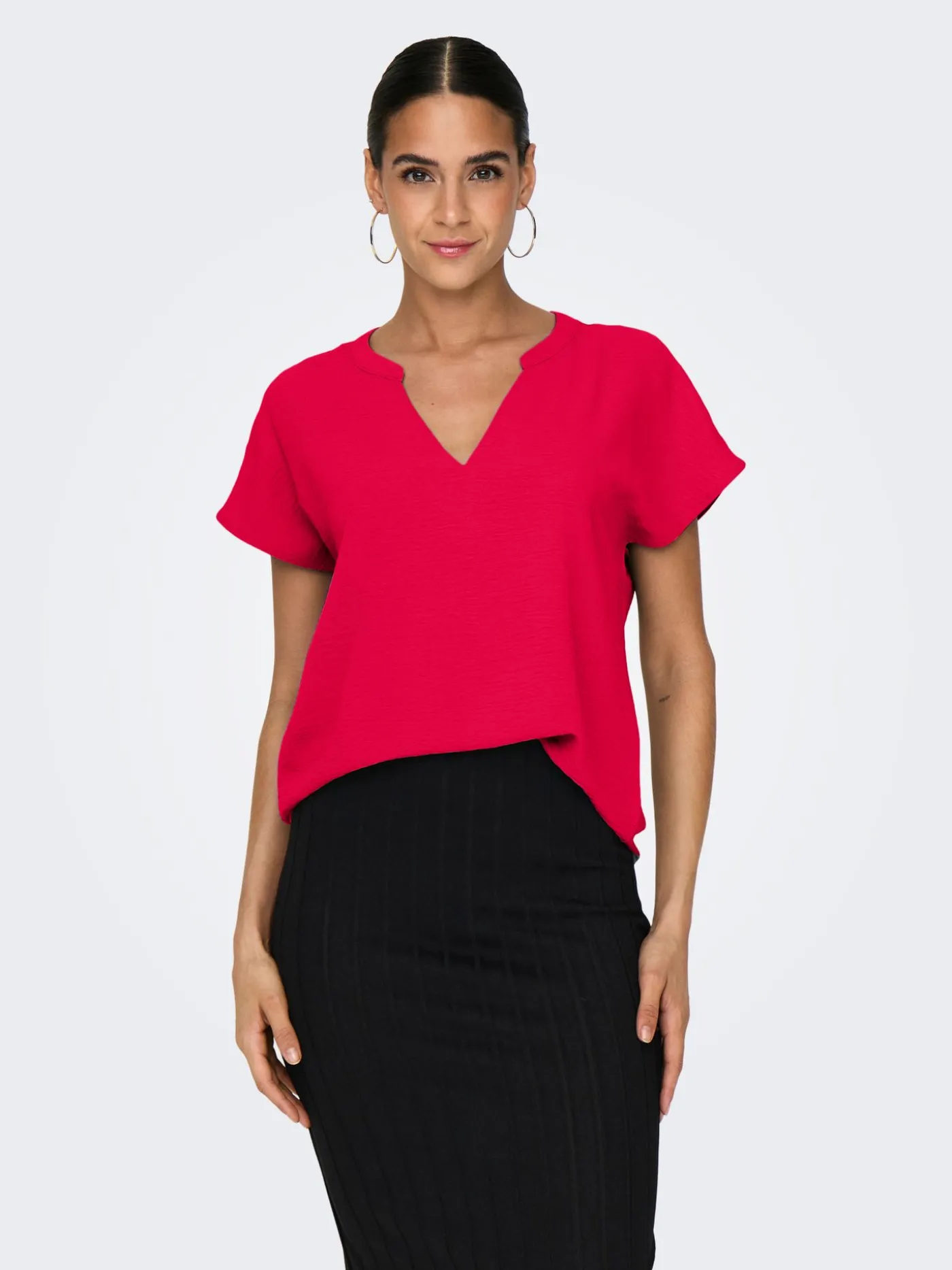 JDYLION LIFE S/S TOP WVN NOOS