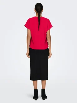 JDYLION LIFE S/S TOP WVN NOOS