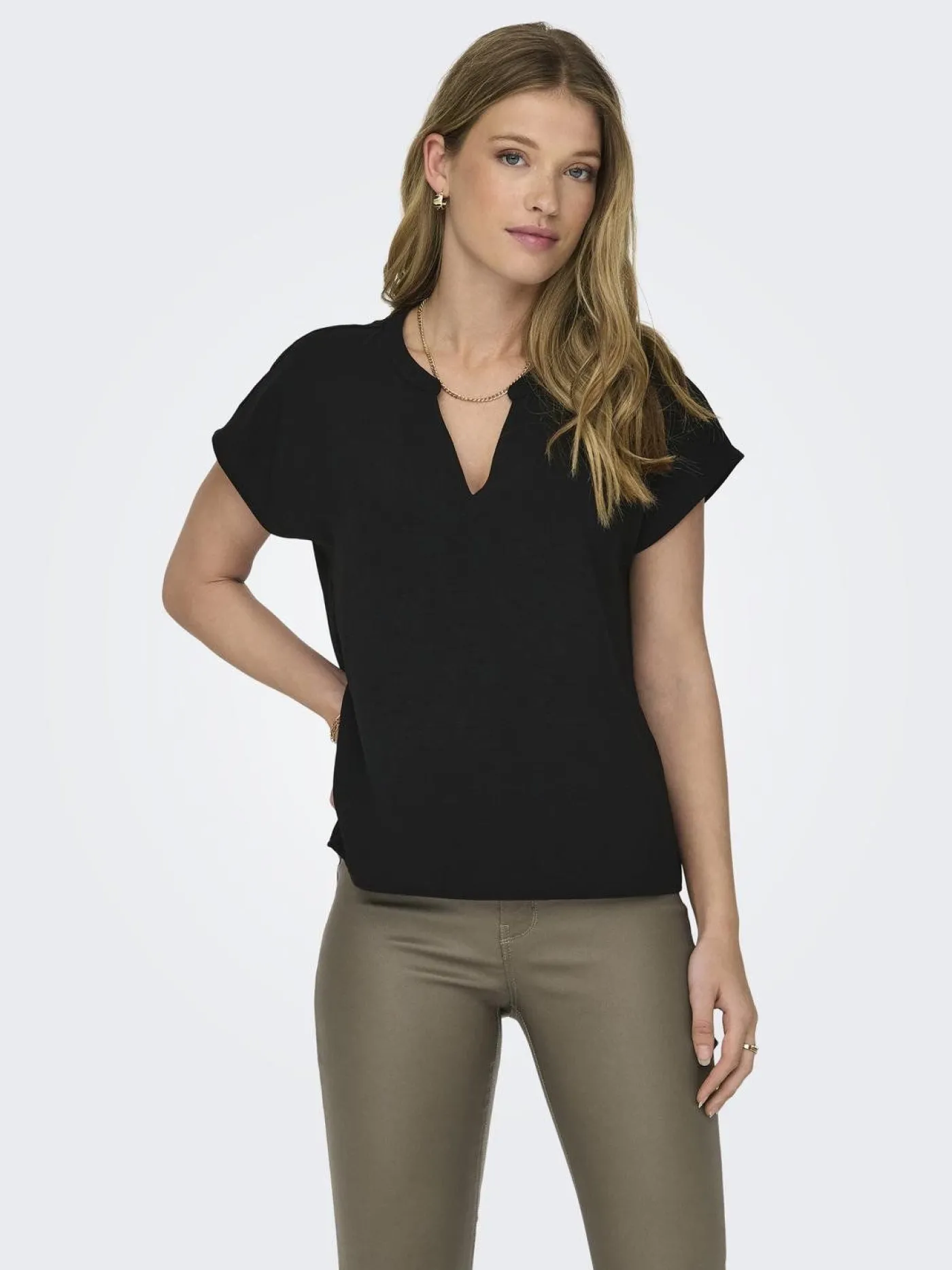 JDYLION LIFE S/S TOP WVN NOOS