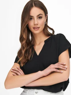 JDYLION LIFE S/S TOP WVN NOOS