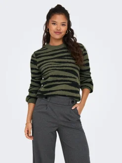 JDYLORRAINE ANIMAL L/S PULLOVER KNT