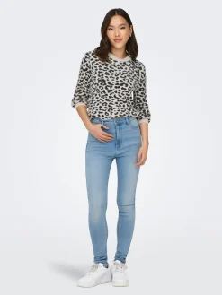 JDYLORRAINE ANIMAL L/S PULLOVER KNT