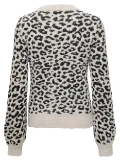 JDYLORRAINE ANIMAL L/S PULLOVER KNT