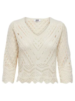 JDYNEW SUN 3/4 CROPPED PULLOVER KNT